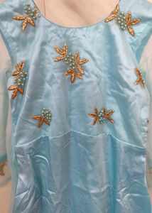 Elegant Girls' Frozen Party Gown