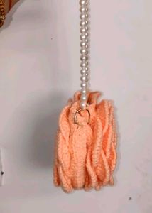 Chic Rose Crochet Crossbody Bag