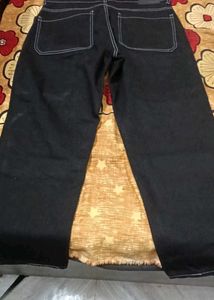 Men's Black Cargo Jeans