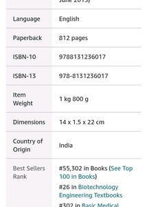 Medical Books Mbbs Biochemistry By Satyanarayana