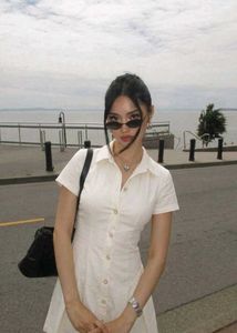 collared y2k dress