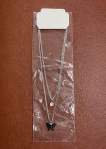 Butterfly Pendant Layered Necklace