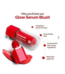 Mamaearth Glow Serum Blush Cherry Red
