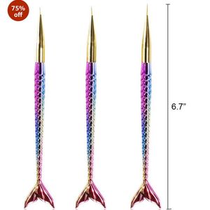 Mermaid Tail Nail Art Brushes
