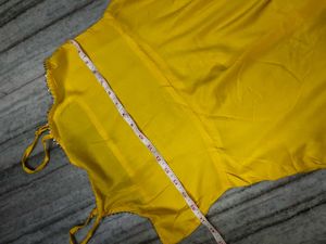 Yellow Kurta Set with Dupatta worn once