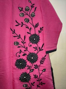 XXL Pink &amp; Black  Only Kurta It's New