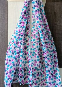 Elegant Star Printed Scarf for women