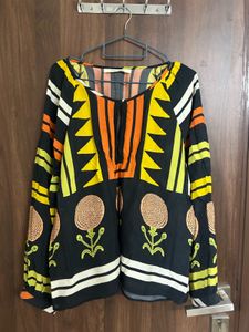 Abstract Print Top