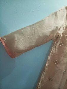 Peach Suit Salvar Dupatta Set