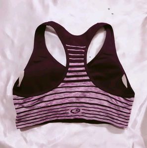 Striped Sports Bra