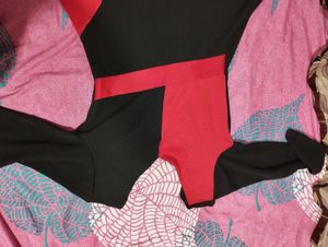 Stylish Black and Red Gown