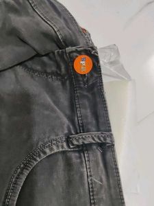 New Rfox 42 size Men's Charcoal Wash Jeans