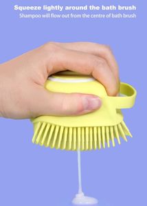 SiLICON MASSAGE BATH BRUSH HAIR, SCALP &amp; BATHING