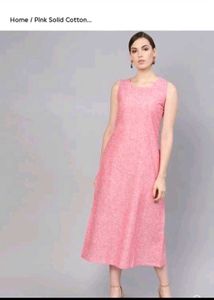 Libas Women Pink Maxi Dress with Jacket