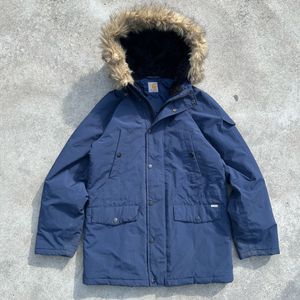 Carhartt WIP Men's NavyFur Anchorage ParkaJacket