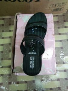Stylish Black Wedge Sandals