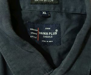 Vama Plus Men's Shirts 2  White &amp; Blue