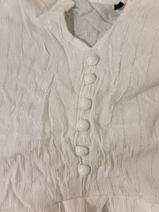 White Indian Embroidered Kurta