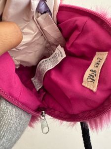zara limited edition fur monster bag