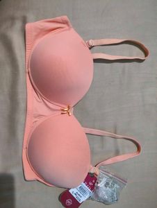 Peach Padded Bra