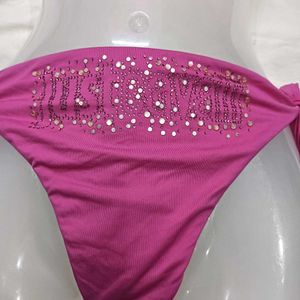 Hot Pink ⭐Embellished Bikini Bottoms