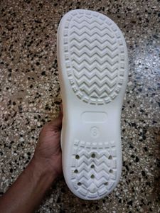 White Casual Slip-on Sandals with Charms