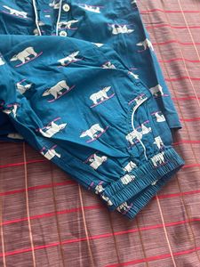 Pure Cotton Bear Night suit