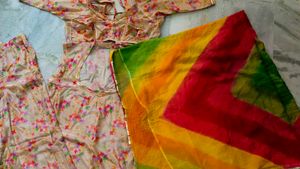 #Vibrant Floral Print राजपूती ड्रेस