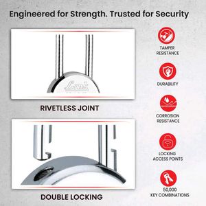 Link Round 65 Double Locking Padlock