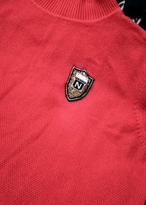 Coral Knit Mock Neck Top women