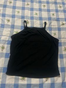 Black Spaghetti Strap Tank Top
