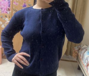 Blue Cardigan