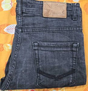 Men's Charcoal Wash Jeans