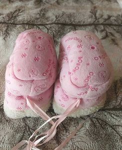 Baby Kids Woolen Warm Shoe Sock Pair Of 2