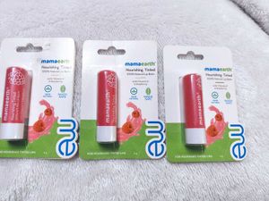 Mamaearth Nourishing Tinted Lip Balm pack of 3