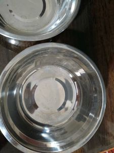 Set of 2 Stainless Steel dog  Bowls