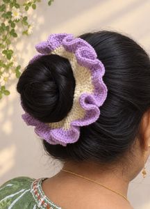 Handmade Crochet Scrunchie