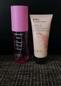 combo- Aqualogica Dewy Floral Kiss perfume & Rice