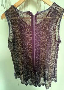 Sparkling Embellished Sleeveless Top