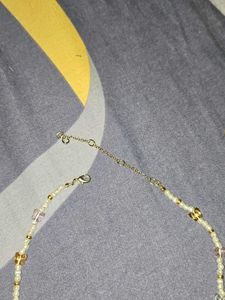 Butterfly Charm Beaded Necklace
