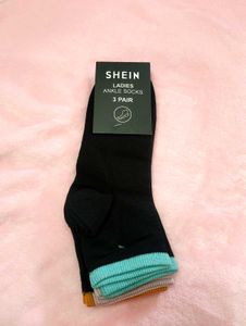 SHEIN Ladies Ankle Socks (3 Pair)