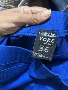 Royal Blue Skinny Fit jeggings