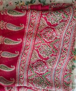 Beautiful Pink Paisley Saree