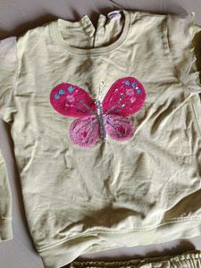 Cute Butterfly Baby Girl Set