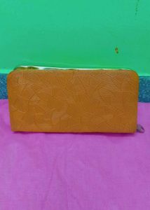 Elegant Tan Clutch Bag