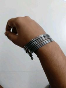silver metallic Bracelet