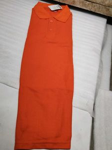 Orange Polo T-Shirt by INKKA