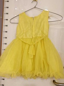 Beautiful Yellow Baby Girl Dress