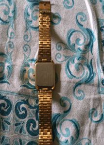 Titan Gold-Tone Analog Watch