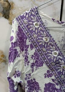 Floral Print Kurta and pant set size S